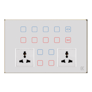 12M 12gang+1Curtain +Socket*2