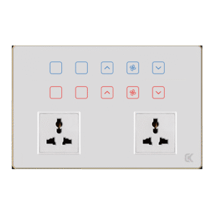 12M 4gang+2Fan+Socket*2